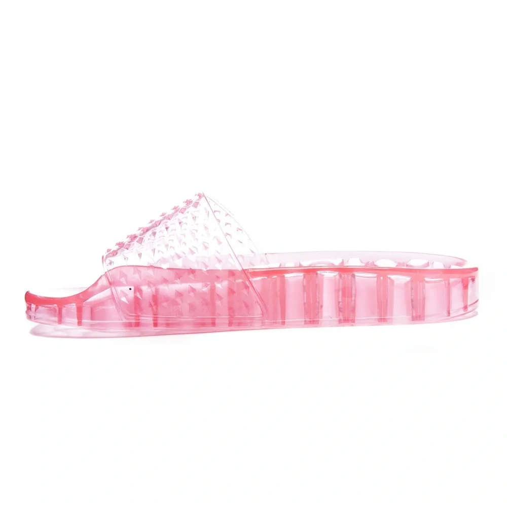 NEW Chinese Laundry Pink Jelly Pool Slide Sandals 7